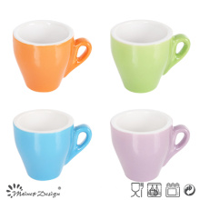 3oz Coffee Cup Two Tone Glaze Design